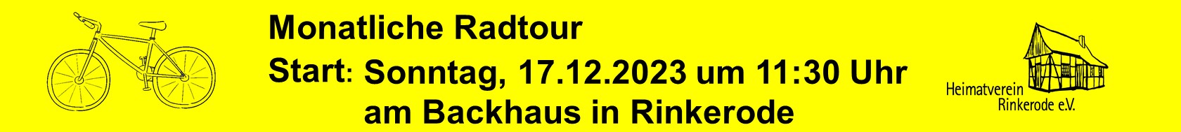 Radtour des Heimatvereins Rinkerode am 17.12.2023